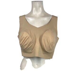 EVELYN BOBBIE WOMEN'S 2XL - BEIGE DEFY BRA